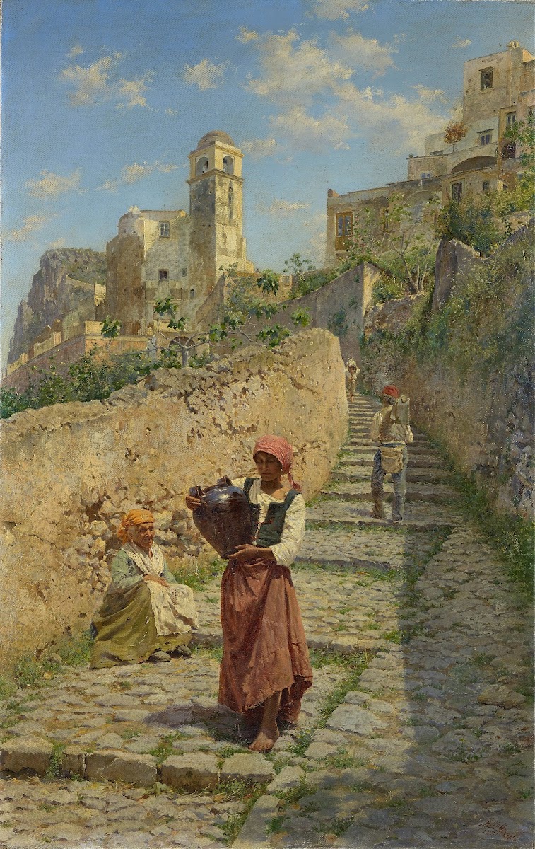 Street On Capri 1884