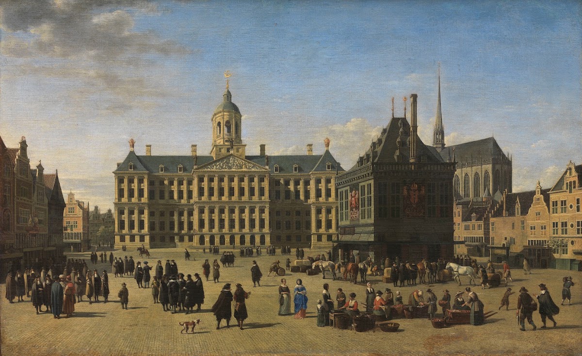 The Dam in Amsterdam 1668