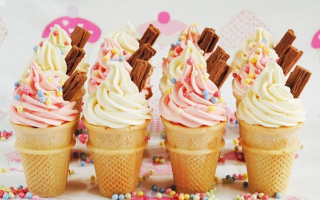 Cupcake Ốc Quế
