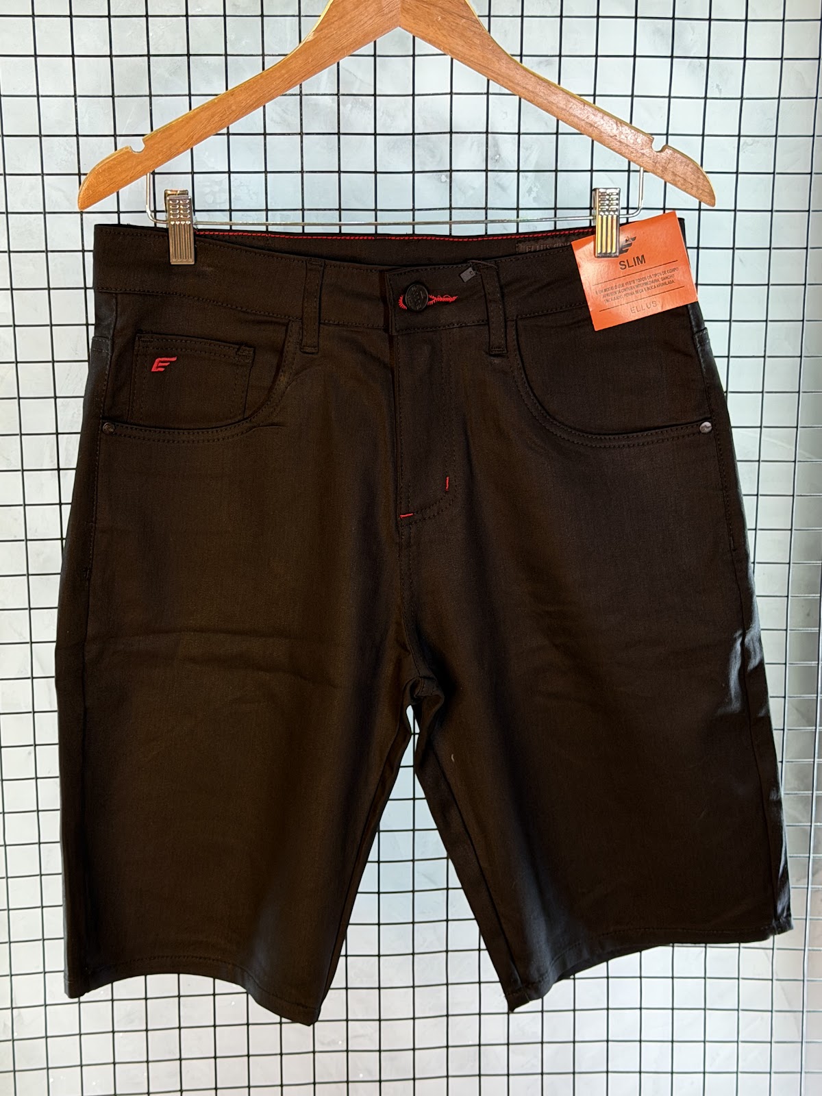 Bermuda_Preta_jeans - Imagem 3