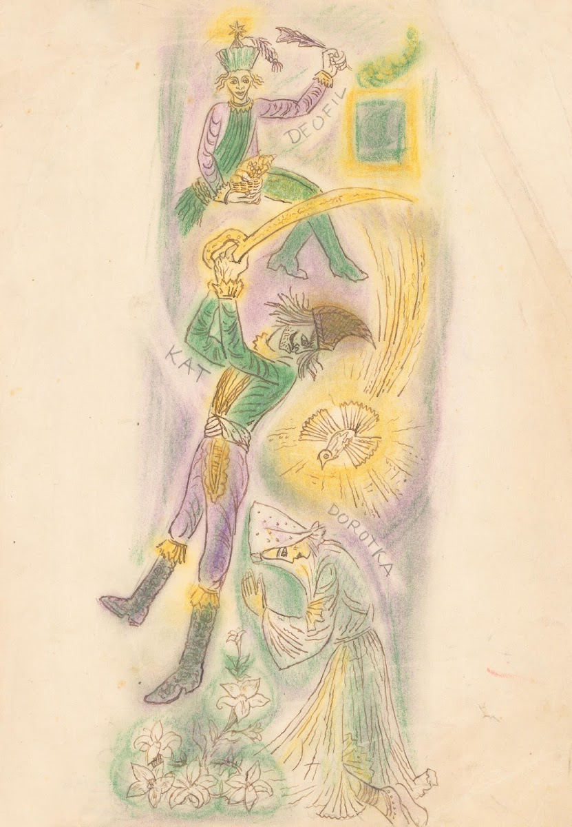 Illustration of the Legend of Saint Dorothea II 19401944