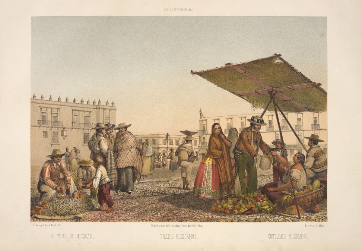 Dresses of Mexican 1869