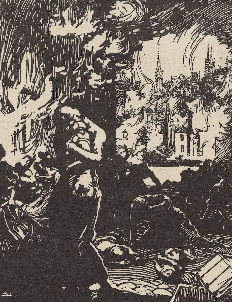 LIncendie de Louvain 1914