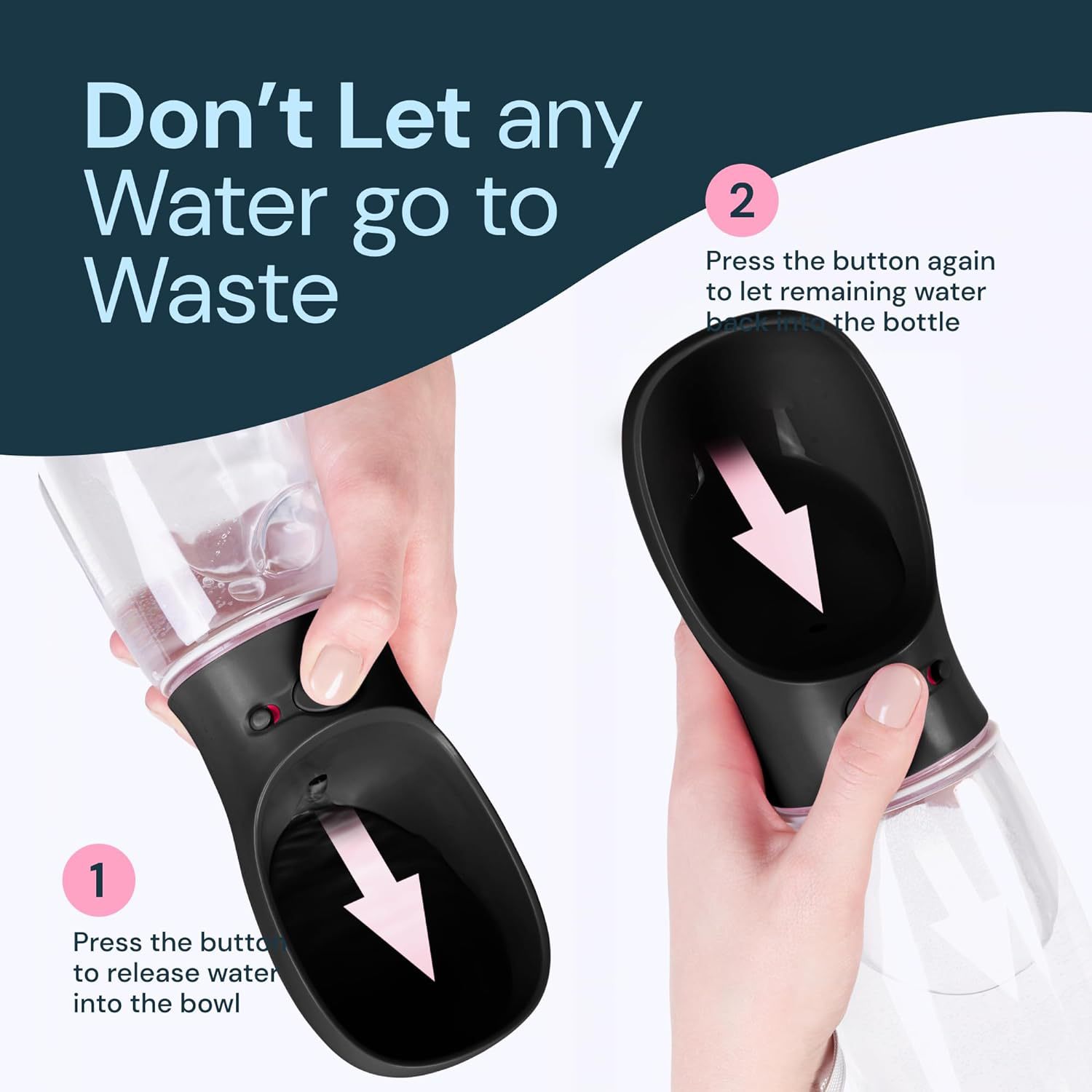 Portable 2-in-1 Water and Food Cup for Pets