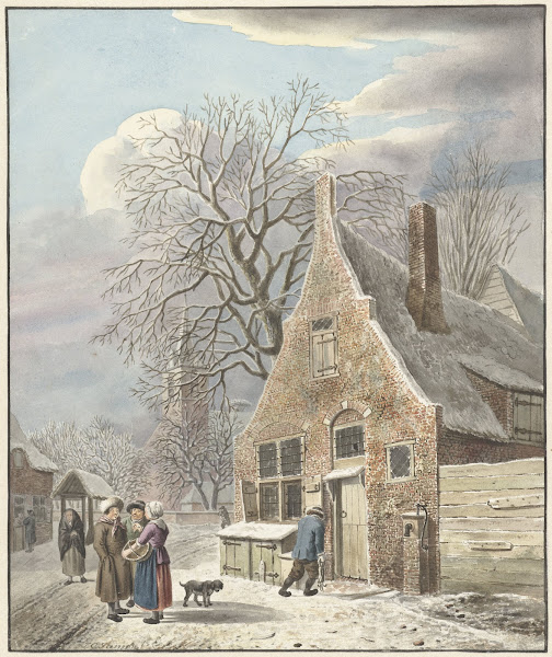 Dorp onder sneeuw 1773   1823