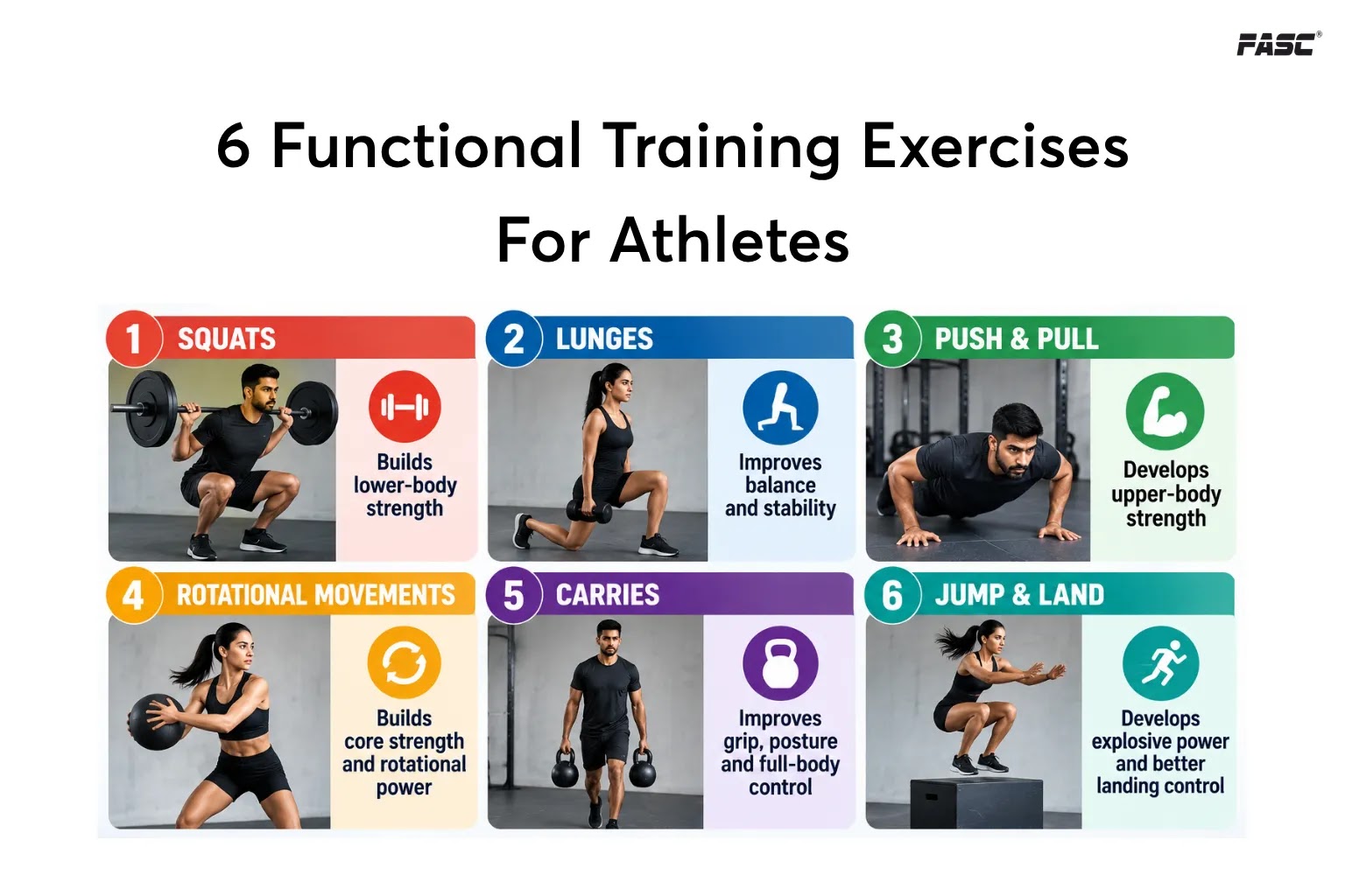 6 Functional training exercise for Atheletes