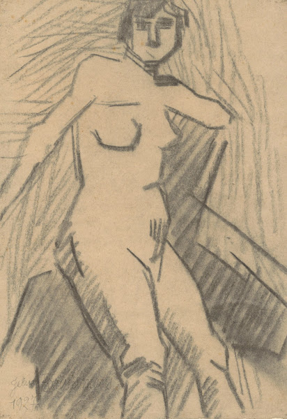 Standing nude woman 1927