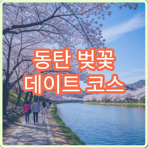동탄 벚꽃 데이트 코스 추천 (+카페·산책 동선까지 완벽 정리)