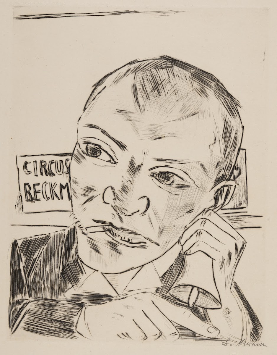 Der Ausrufer Selbstbildnis 1921