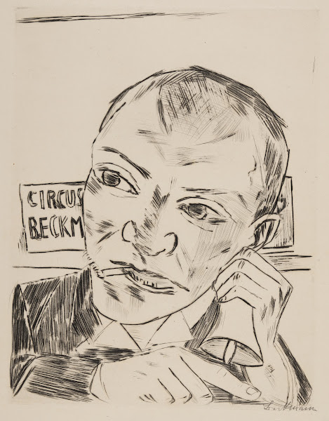 Der Ausrufer Selbstbildnis 1921