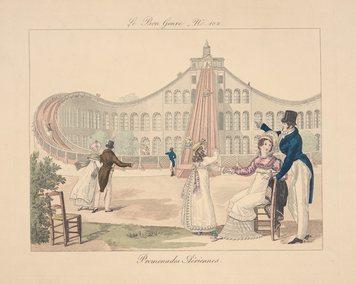 Le bon genre no 102 Promenades aeriennes The right sort no 102 Aerial rides 19th