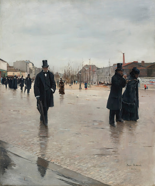 Leaving Montmartre Cemetery 1876