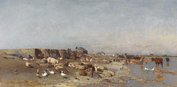 Motiv aus Szered an der Waag 1872