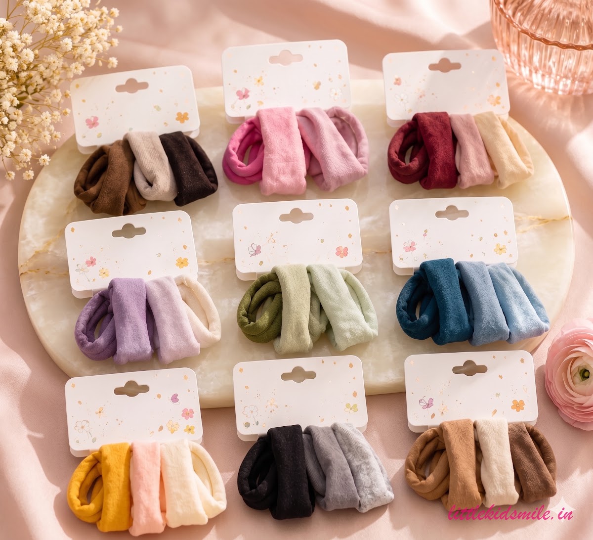 Premium hair tie cards