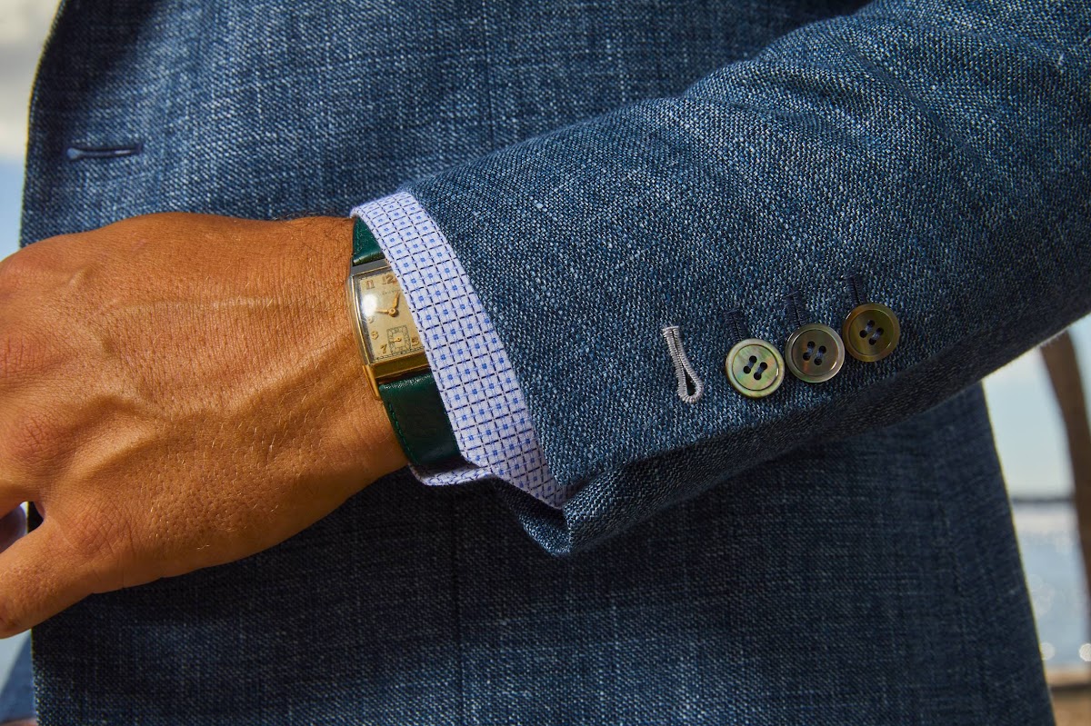 Getting a suit tailored at Bespoke By CB Miami