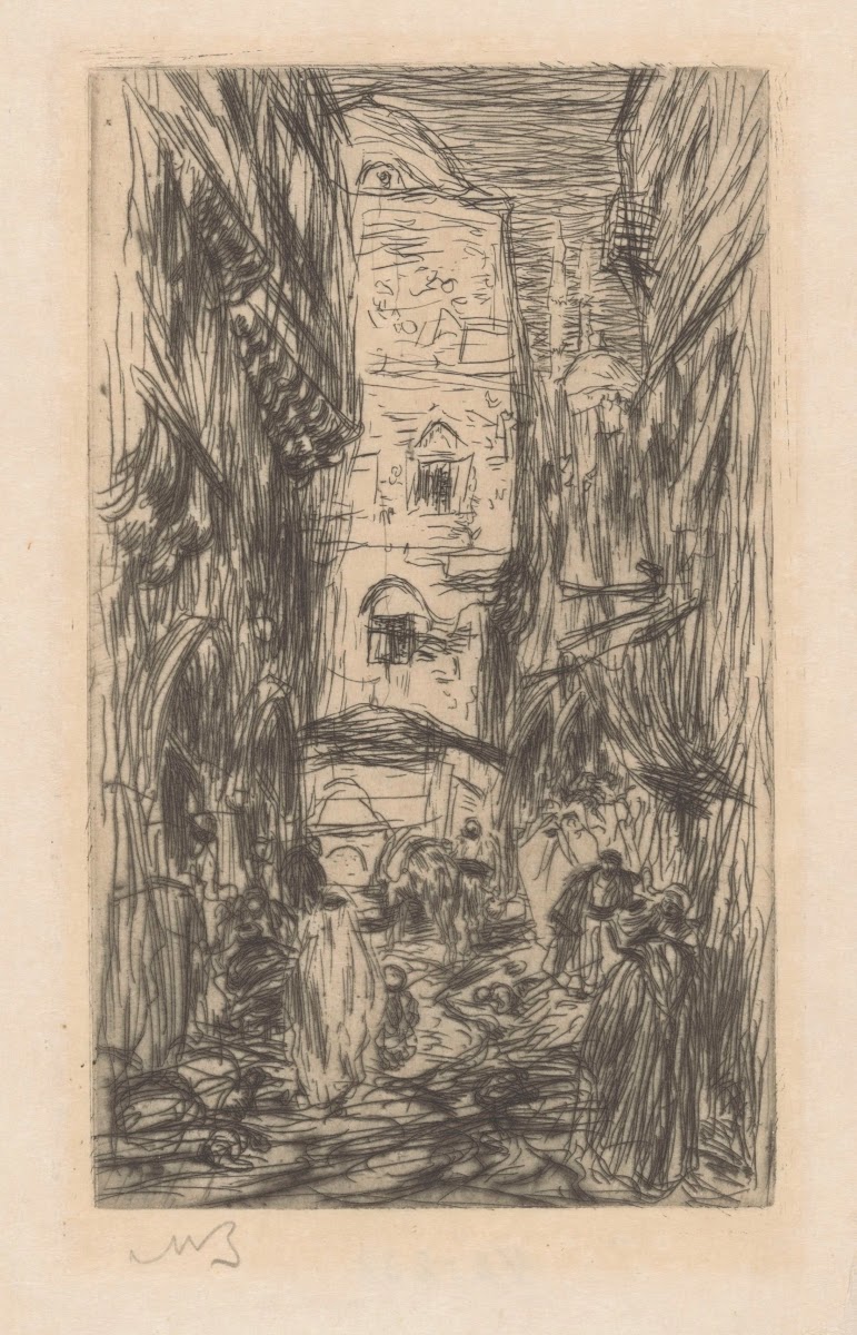Straat in Constantinopel 1888