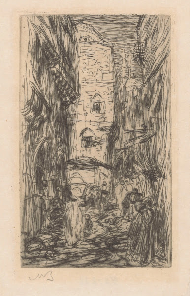 Straat in Constantinopel 1888