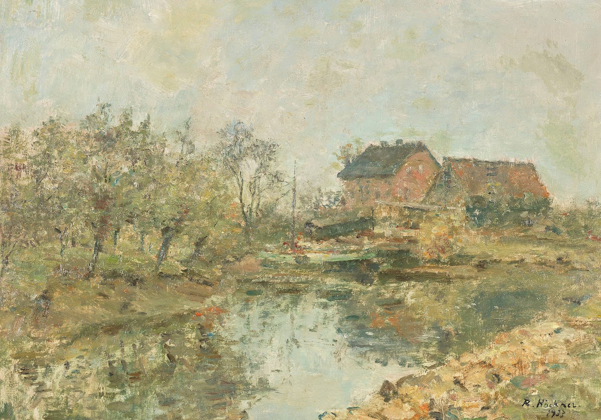 Bauerngehöft mit Teich 1933