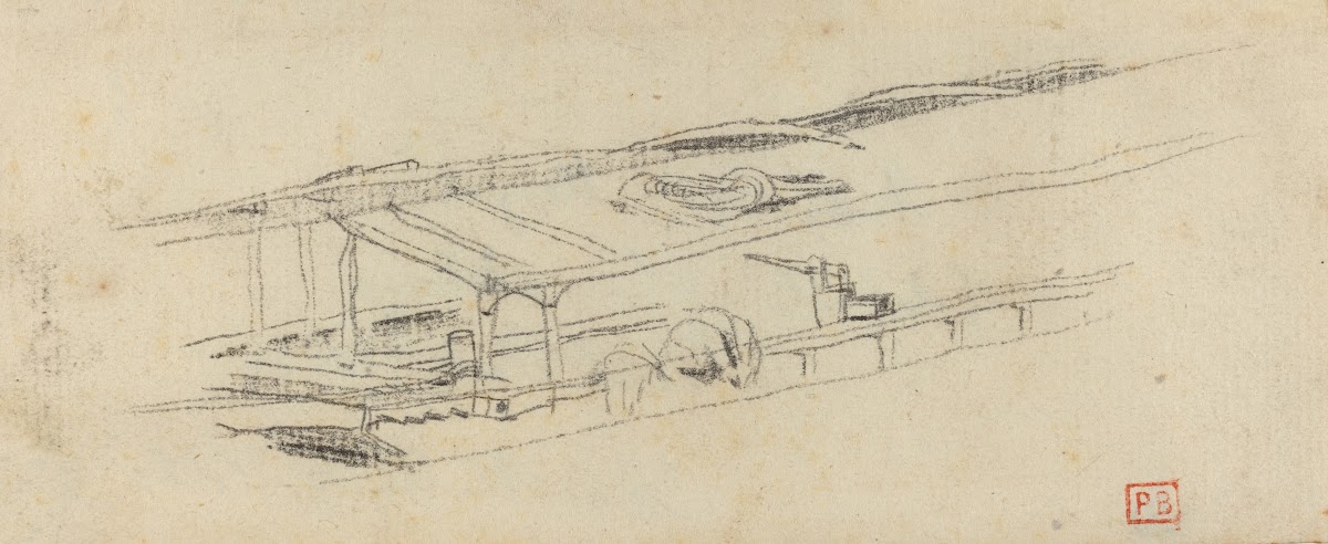 Study for Le Petit Pont probably c 1850
