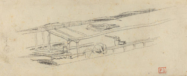 Study for Le Petit Pont probably c 1850