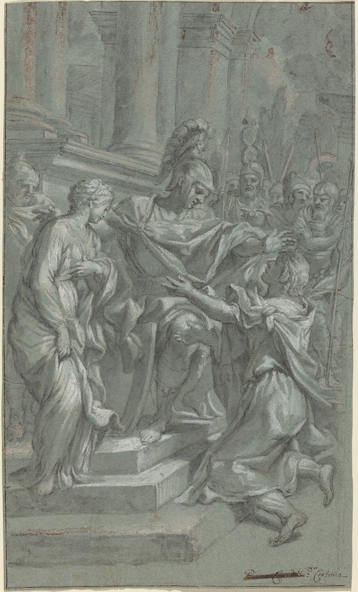 Scipio Restoring His Captive to Her Lover 17th century