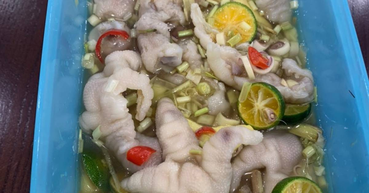 Chân gà ngâm xả tắc