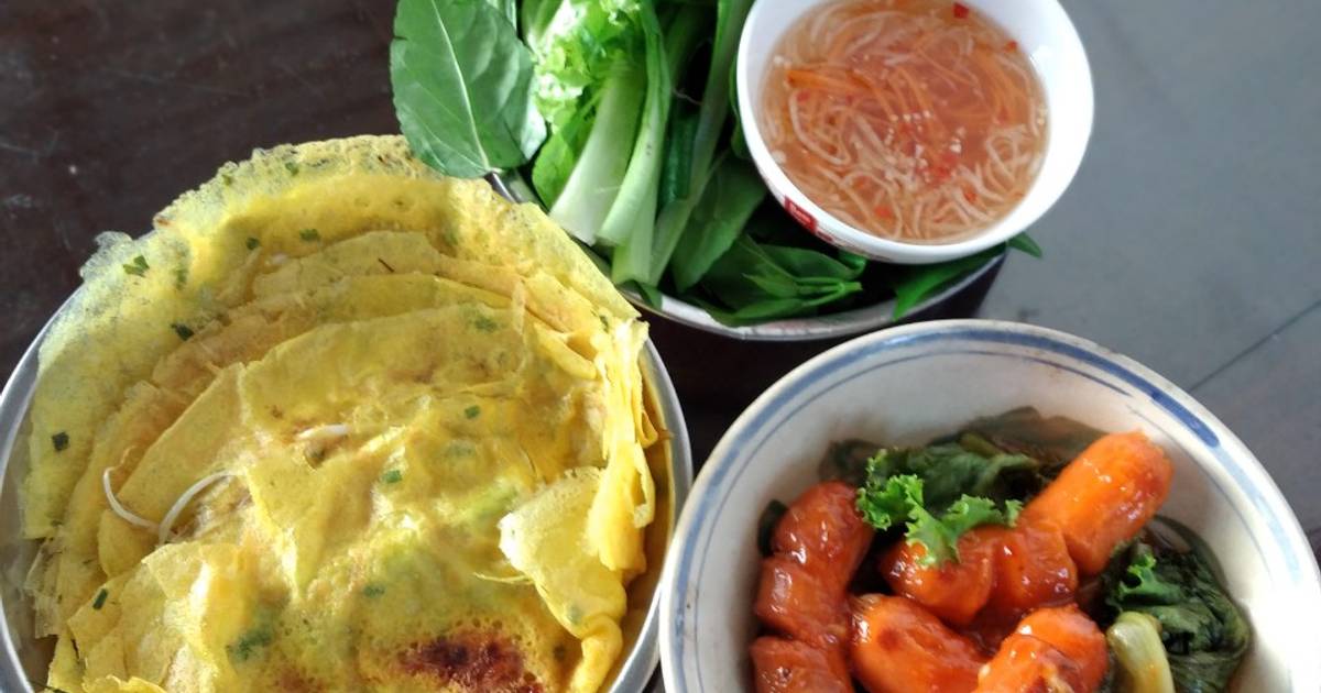 Bánh Xèo Tôm Thịt