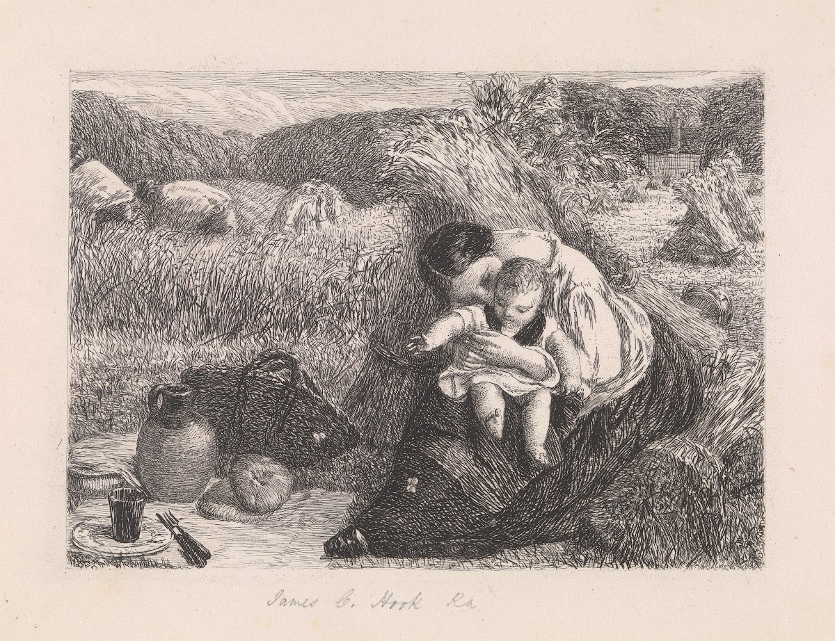 A Few Minutes to Wait before Twelve OClock ca 1854