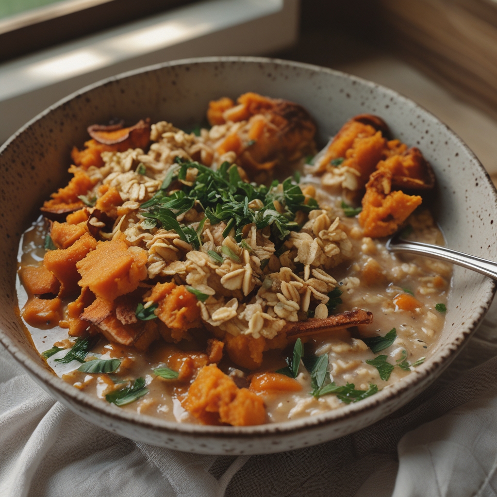Healthy Sweet Potato Oatmeal Recipe – Easy, Homemade & Nourishing Breakfast finished