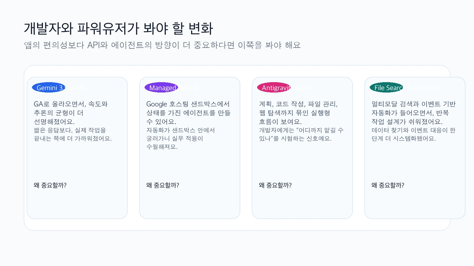 Gemini 개발자 변화