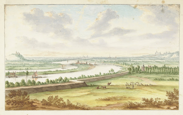 Gezicht van Schenkenschans 1666   1706