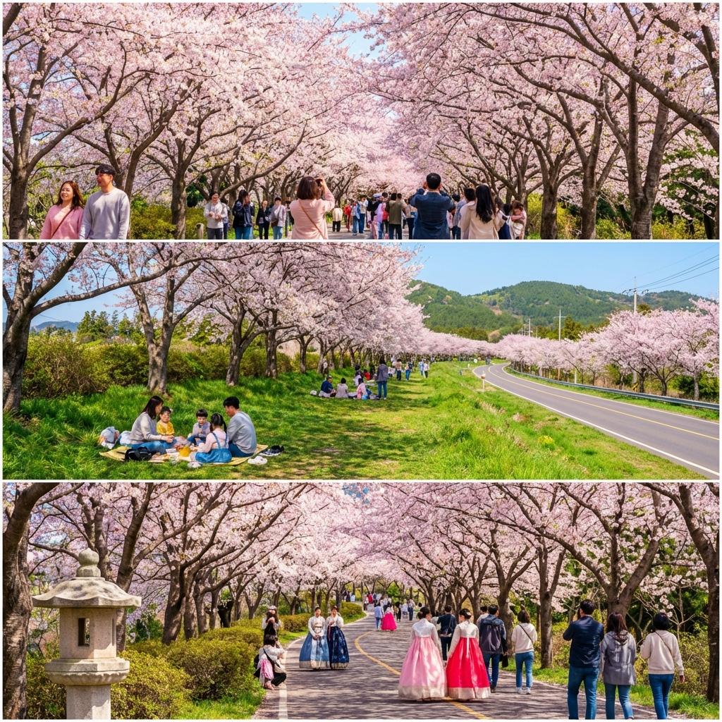 2026 제주 벚꽃 명소별 개화 시기와 교통편 최종 분석