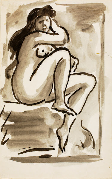 Seated Female Nude