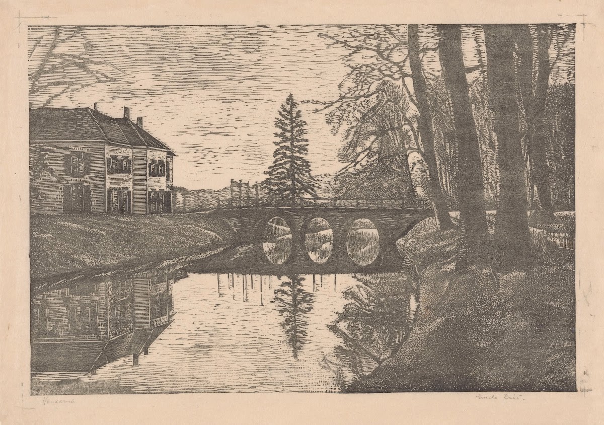 Oude Hof in Bergen 20th century