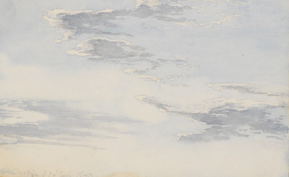 Sky  og luftstudie 1848   1849