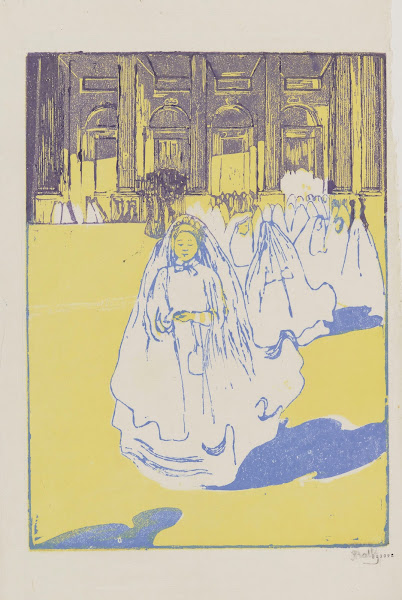 Les Communiantes à Saint Sulpice 1907