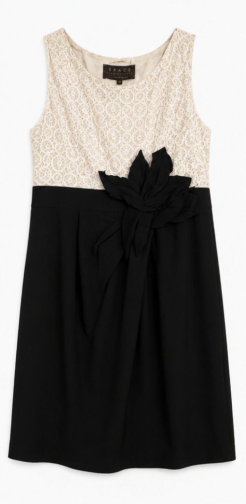 Rochii - Rochie Space Style Concept alb-negru - XXL/46