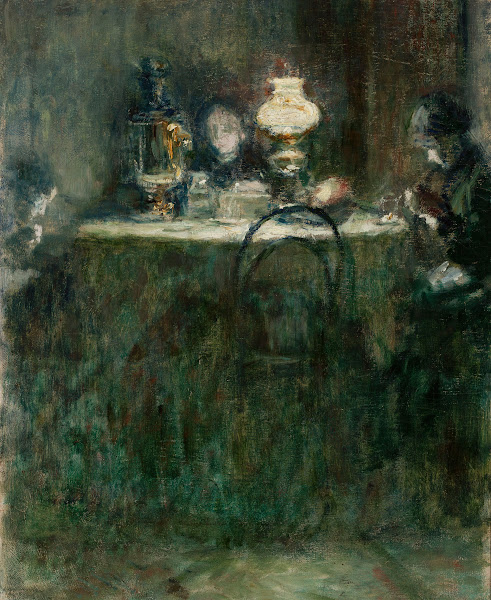 By the lamp 1893
