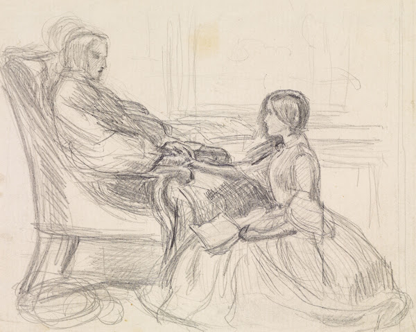 Tennysons The Grandmothers Apology  Figure Study 1859