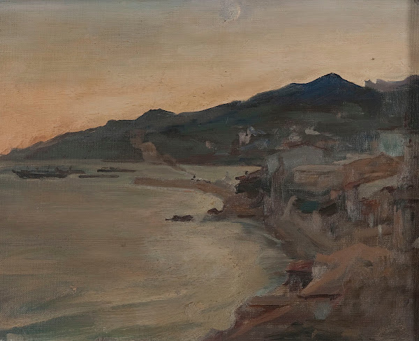 Yalta  evening From the journey to Crimea between 1887 and 1899