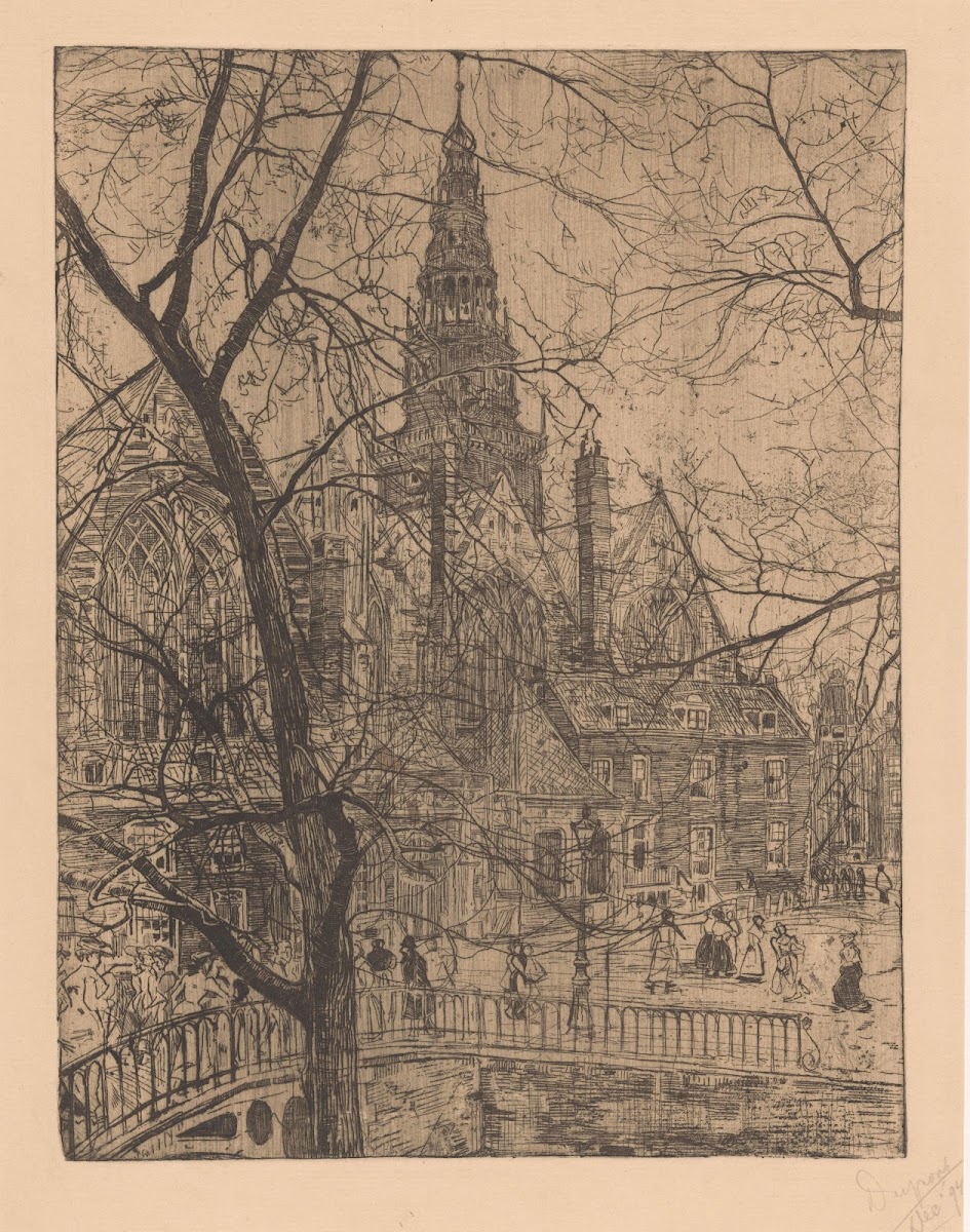 Oude Kerk in Amsterdam 1894