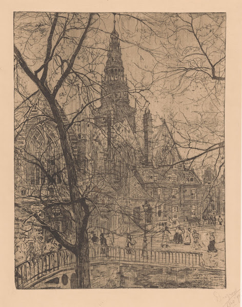 Oude Kerk in Amsterdam 1894