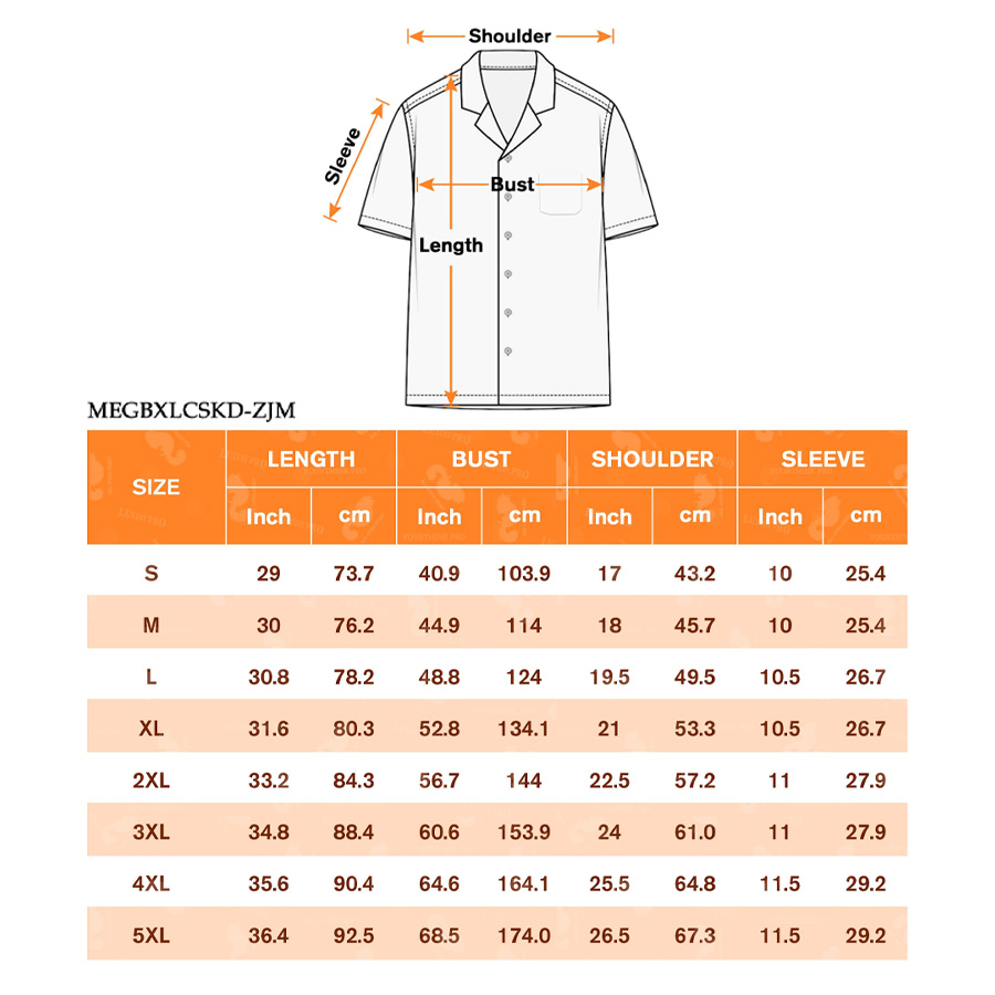 AOP MEG Cuban Collar Shirt with Pocket (Slub Linen Fabric)
