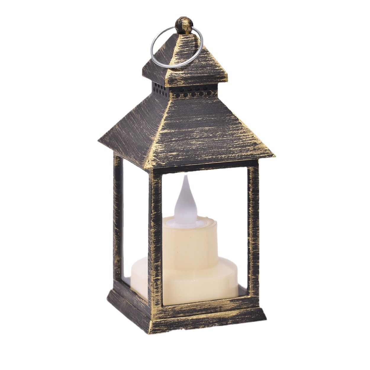 Dekorative LED-Laterne im Vintage-Stil