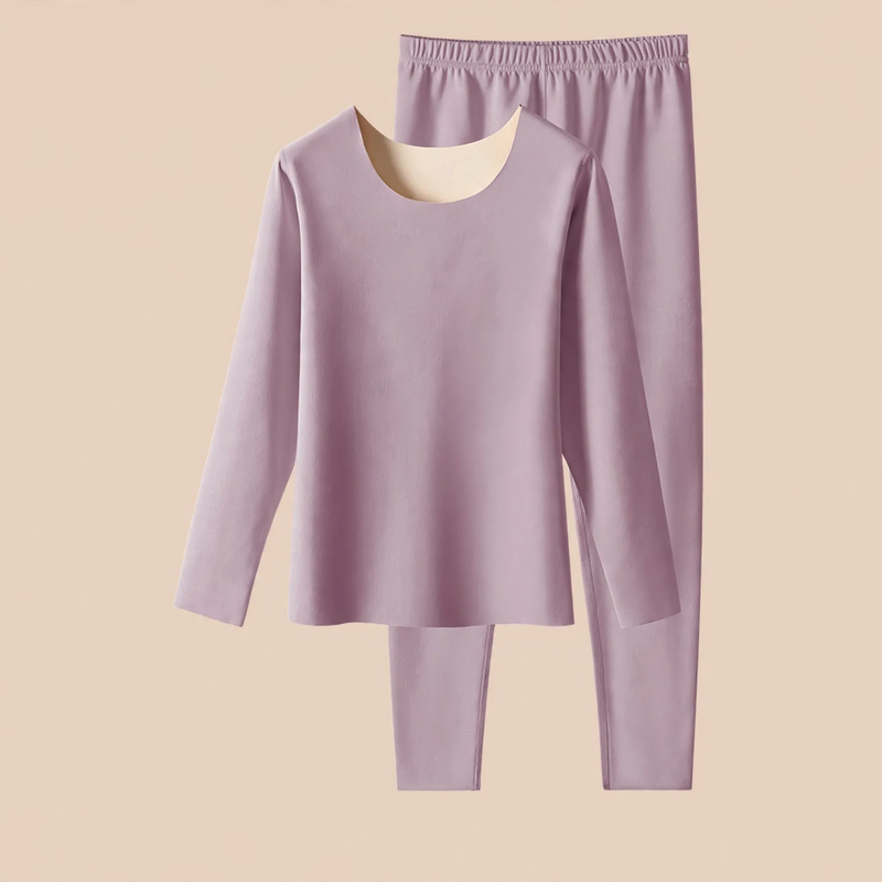 Insulated thermal underwear set with warmth function