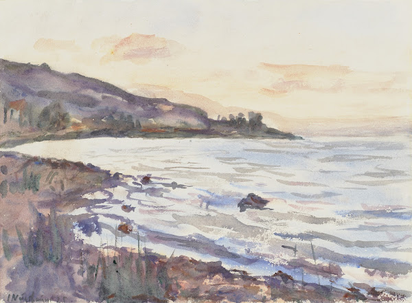 Evening at Lake Kinereth 1925