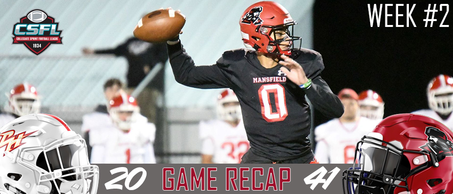 Week #2 Game Recap: Mansfield 41, CHC 20