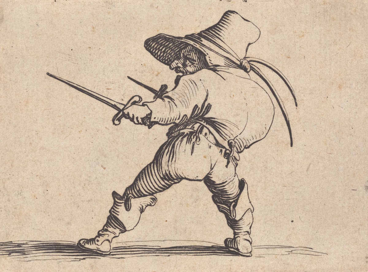 Le duelliste a lépée et au poignard 1616 1622
