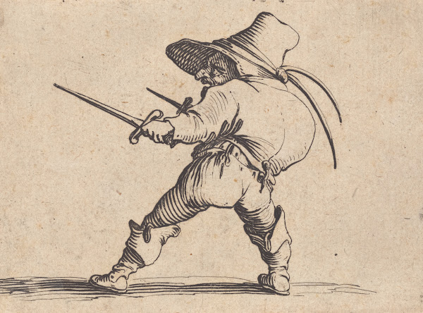 Le duelliste a lépée et au poignard 1616 1622