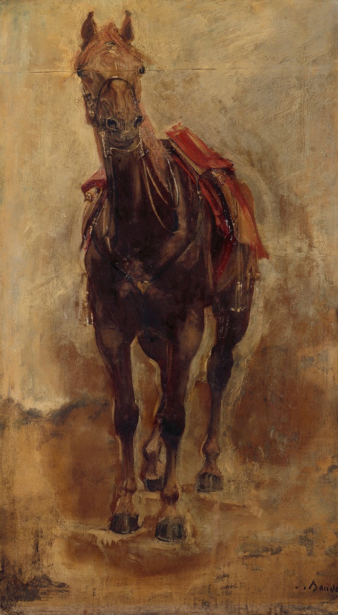 Étude de cheval pour le portrait équestre du comte de Palikao 1876